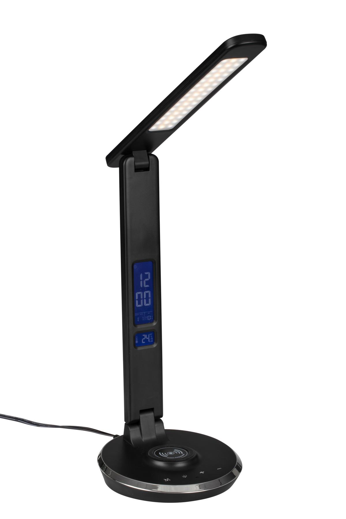 LAMPA BIURKOWA NEW CHARGE - czarny, Konventionell, tworzywo sztuczne (28/16/48,8cm) - Novel