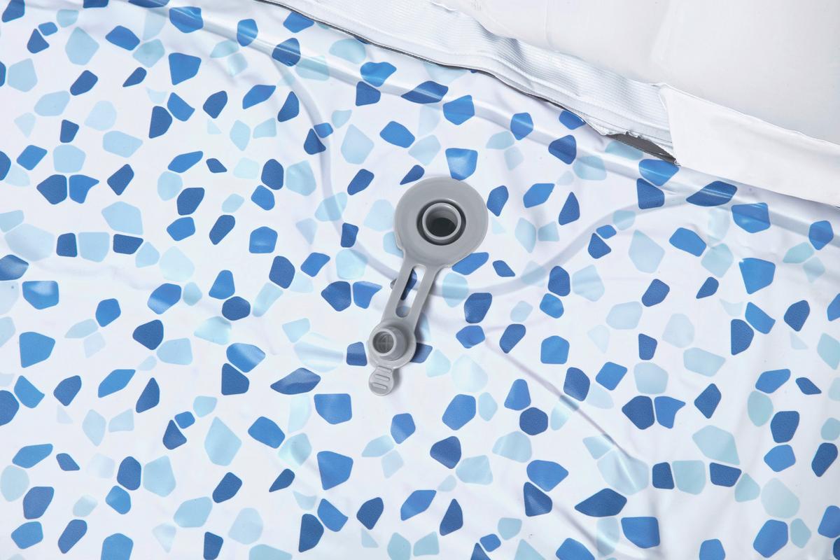 JACUZZI YUI - szary, Modern, tworzywo sztuczne/metal (180/66cm) - Bestway