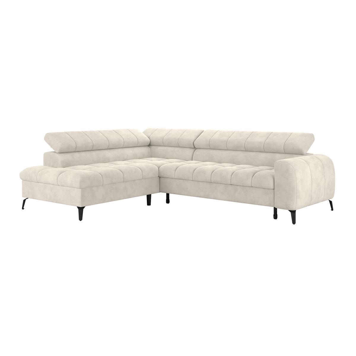 Kutna Garnitura Volf - crna/krem, Trend, tekstil/metal (203/261cm)