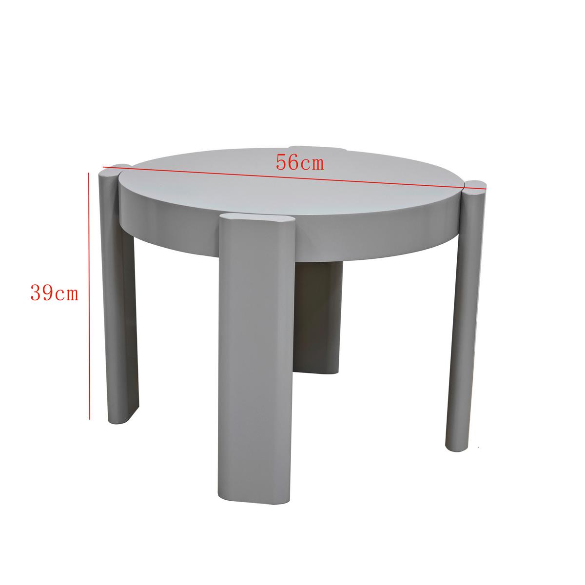 Couchtisch Ingvar Sandfarben - Sandfarben/Grau, MODERN, Holzwerkstoff (56/56/39cm) - Mömax