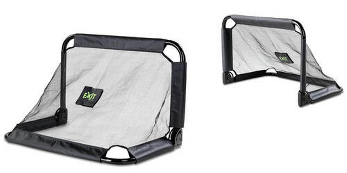 Nogometni Gol Exit Pico, 2 Kos - črna, Konvencionalno, kovina/umetna masa (90/60/60cm) - EXIT Toys