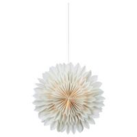 LED-Dekoleuchte Solina Pendant Star 45 Grau max. 6 Watt - Grau, Basics, Papier (48/48/14cm) - Markslöjd