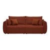 Schlafsofa Bologna Koralle - Koralle/Beige, Holz/Textil (245/74-90/104cm) - Mömax