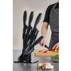 KNIVBLOCK MELLY - svart, Modern, metall/plast (18/34/11,5cm) - Modern Living