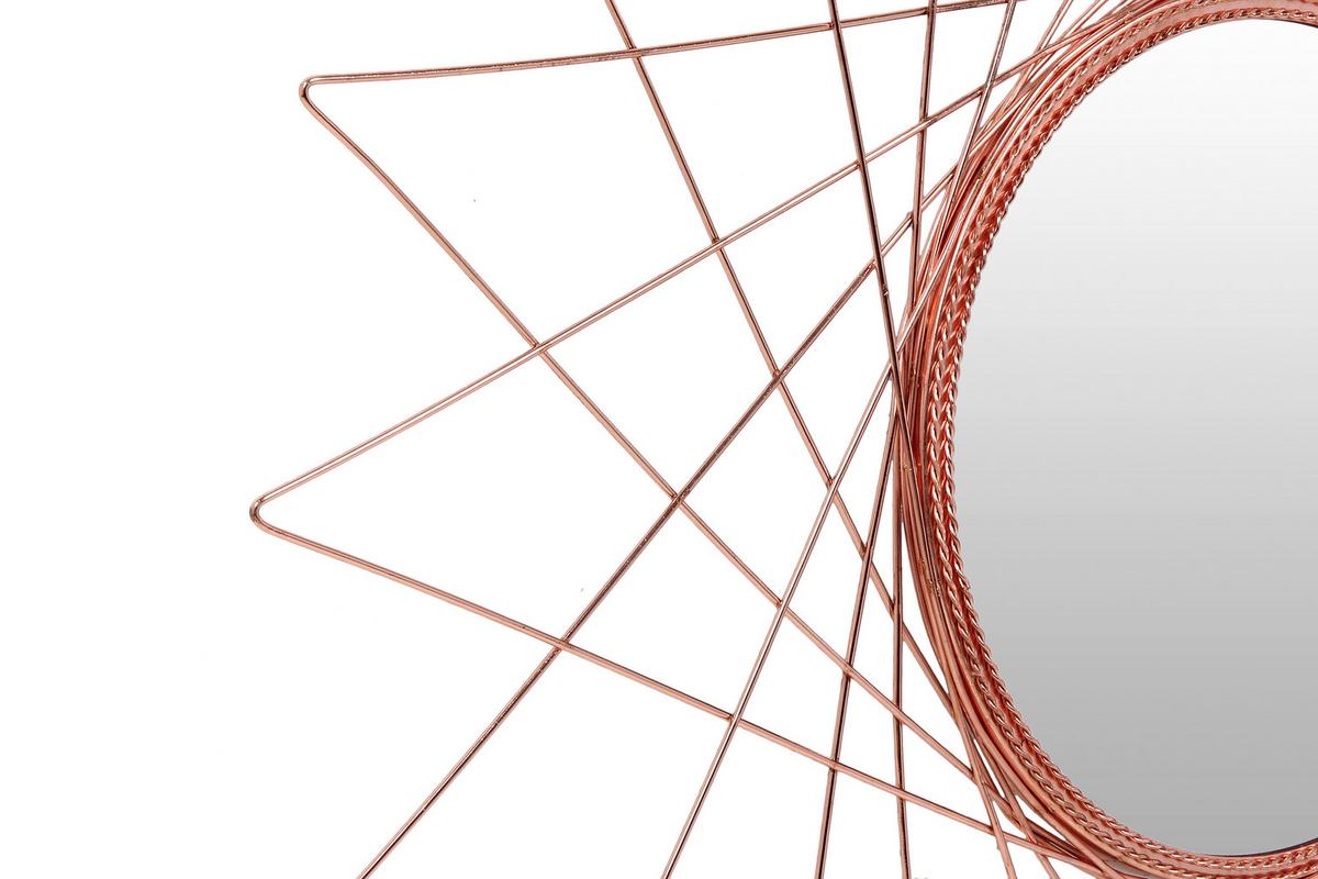 WANDSPIEGEL SOPRANO 110 KUPFER - Kupferfarben, Basics, Glas/Metall (79/79/2cm) - Kayoom