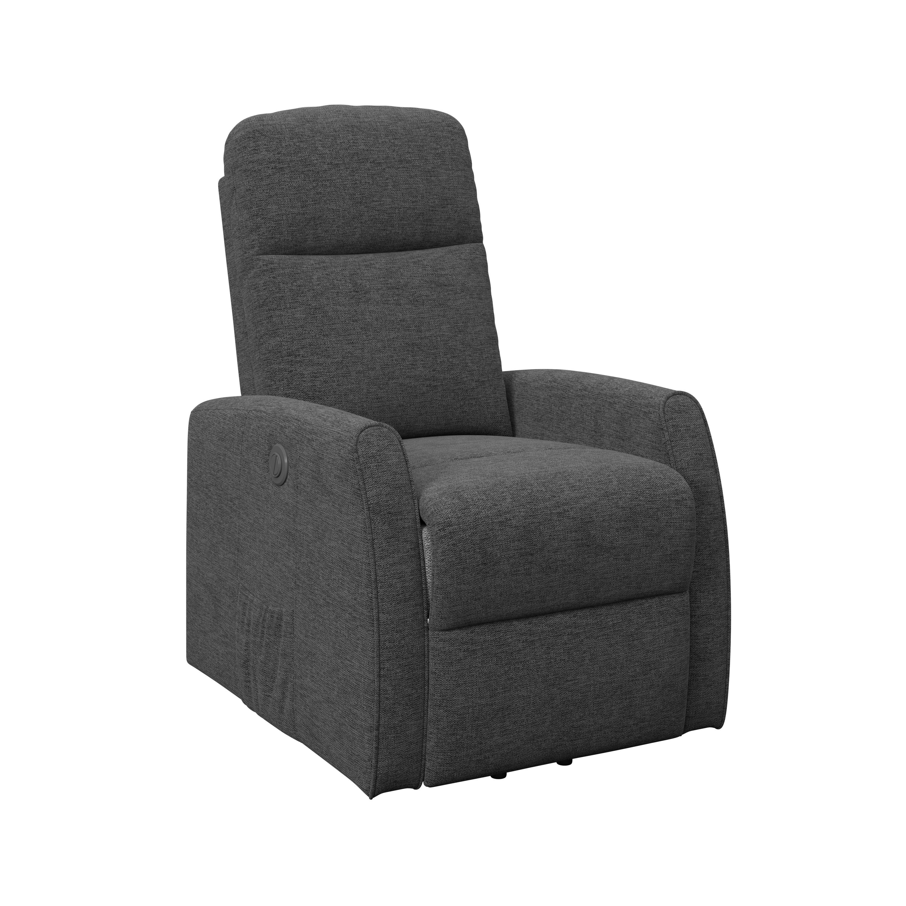 Tv Fotelj Athen, Temno Siva, Pomoč Pri Vstajanju - temno siva, Moderno, kovina/tekstil (67.5/107/88.5cm)