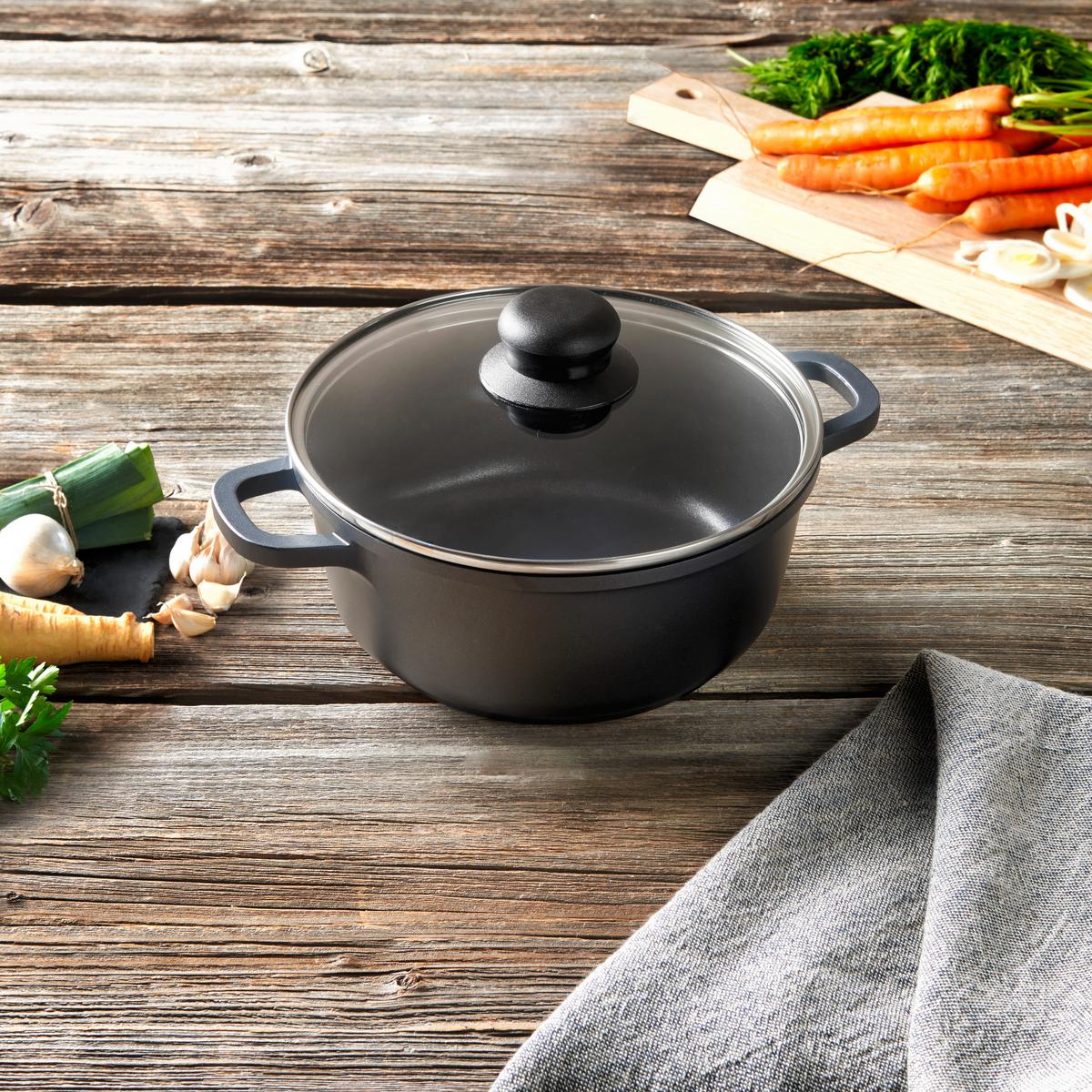 GARNEK TURIN - kolor stalowy/przejrzysty, Konventionell, tworzywo sztuczne/metal (20cm) - Homeware Profession.