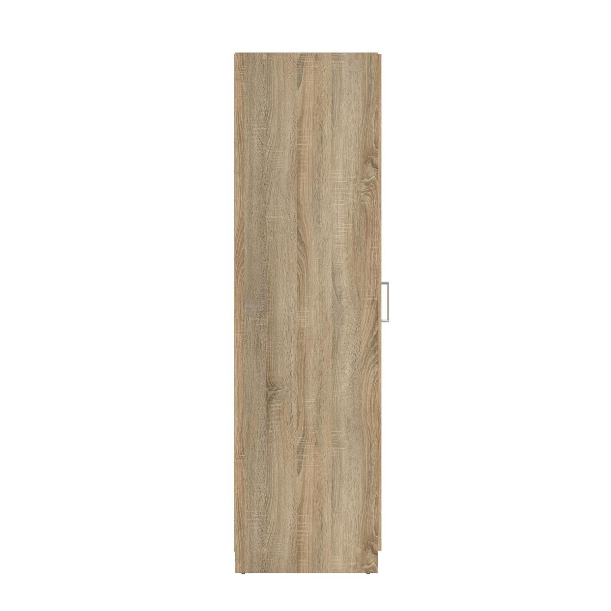 Ruhásszekrény Space - Sonoma tölgy, Konventionell, műanyag/fa (48,6/175,4/49,5cm)