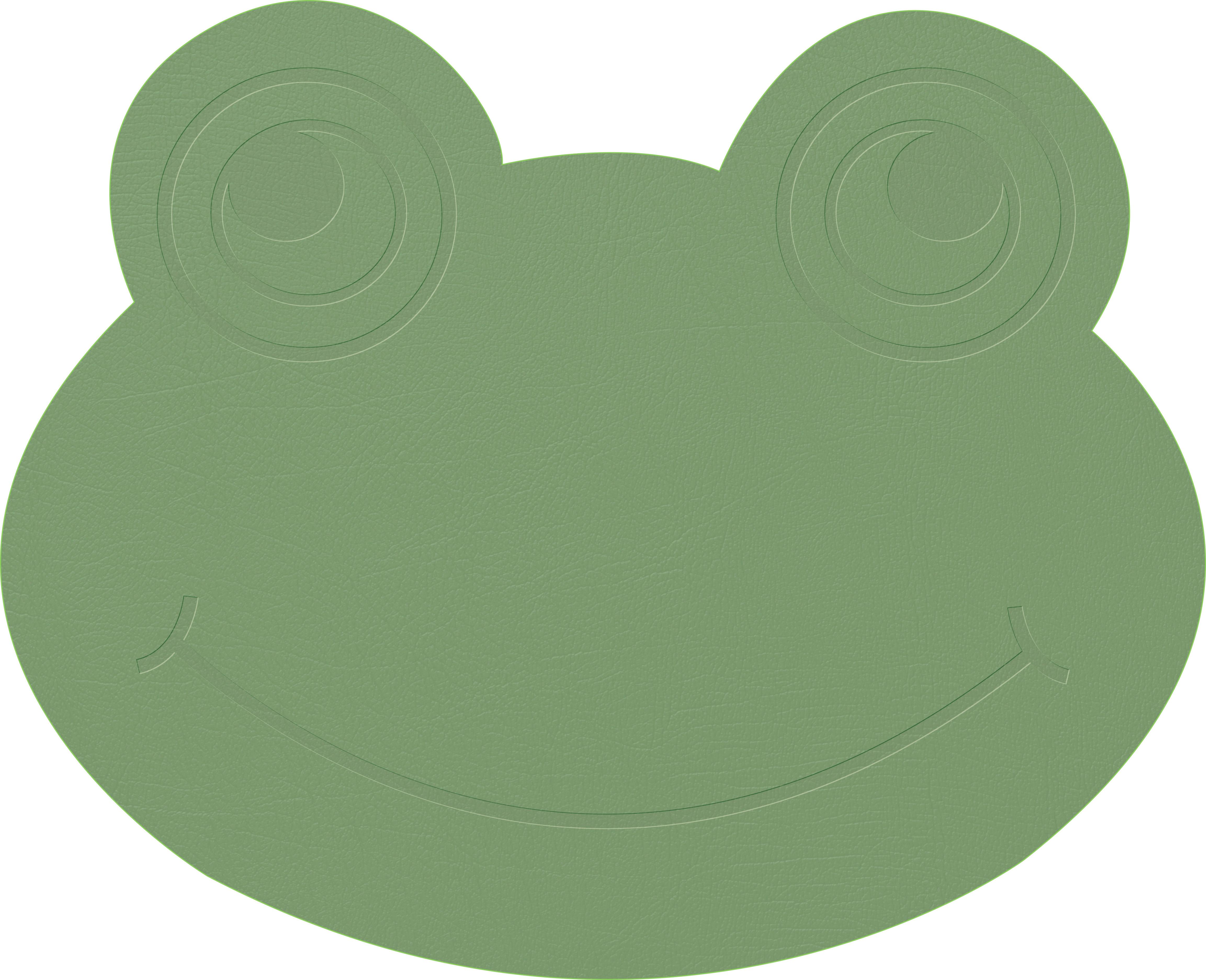Tischset Kids in Grün ca. 39x32cm - Grün, Konventionell, Leder (39/32cm) - Premium Living