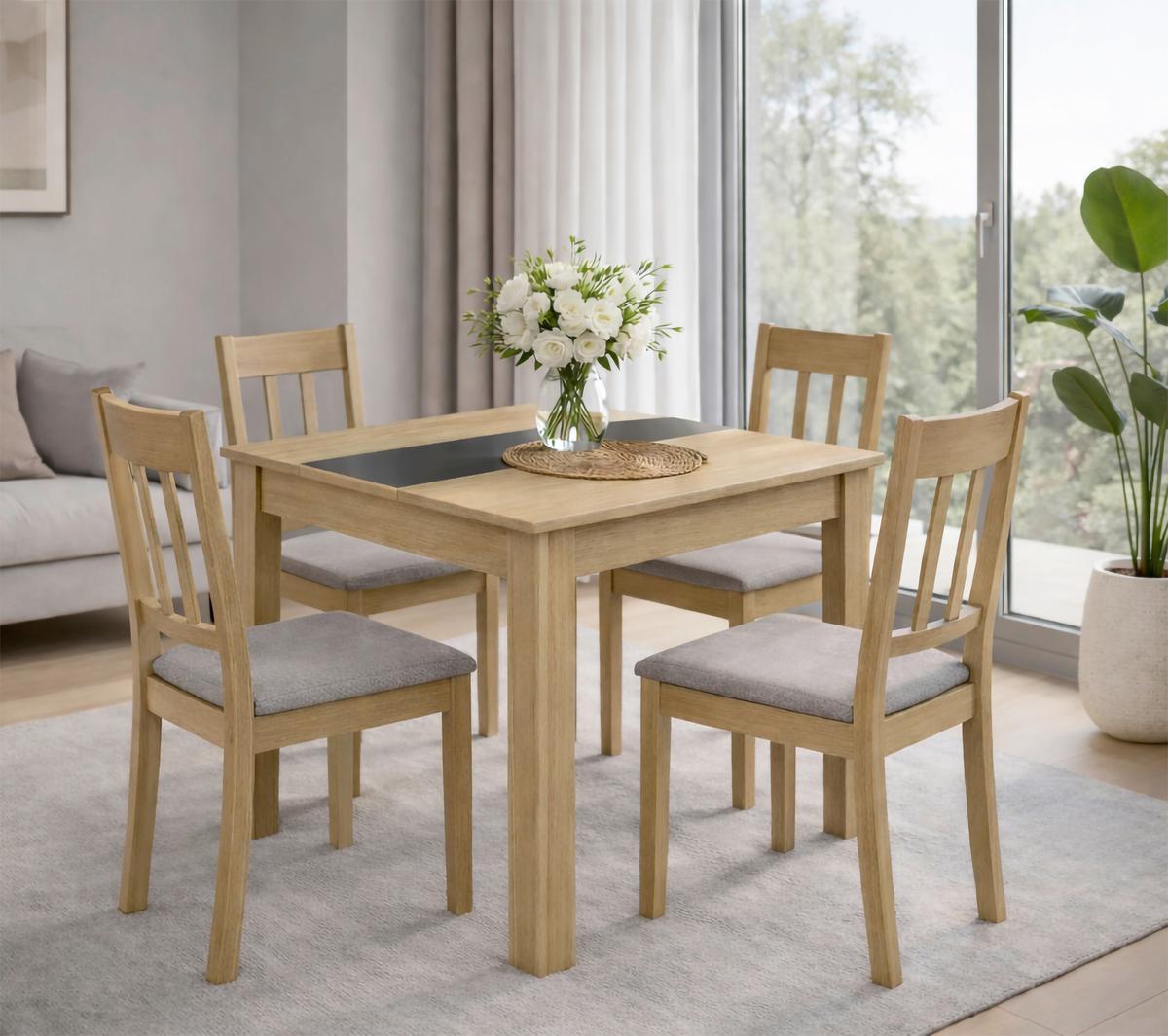 Esstisch Vcm Esstisch "disalo" 80x80 - Honigeiche, Modern, Holzwerkstoff (80/80/75cm) - MID.YOU