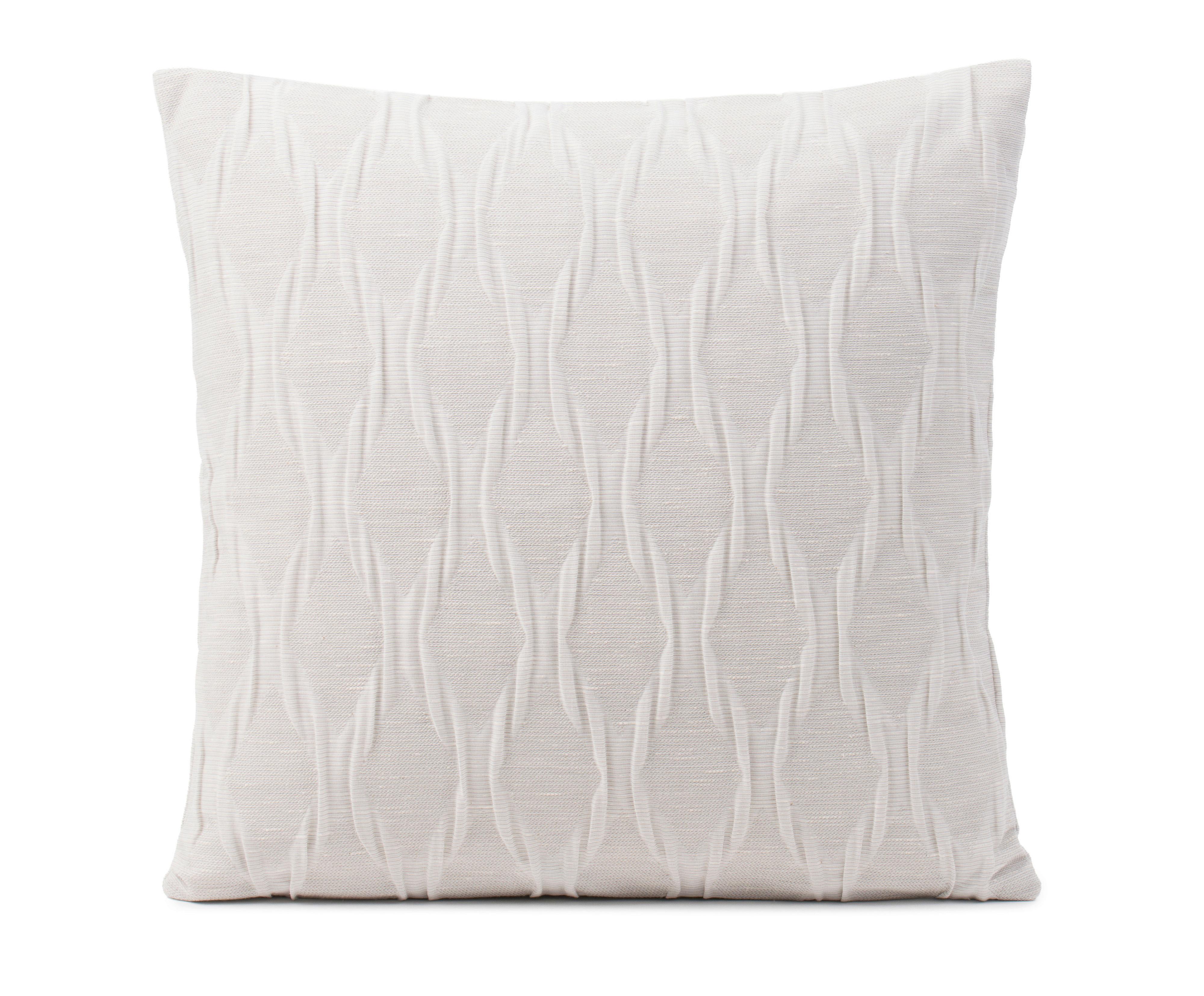 POSZEWKA NA PODUSZKĘ CALIDO - kolor srebrny, Basics, tworzywo sztuczne/tkanina (40/40cm) - Dieter Knoll