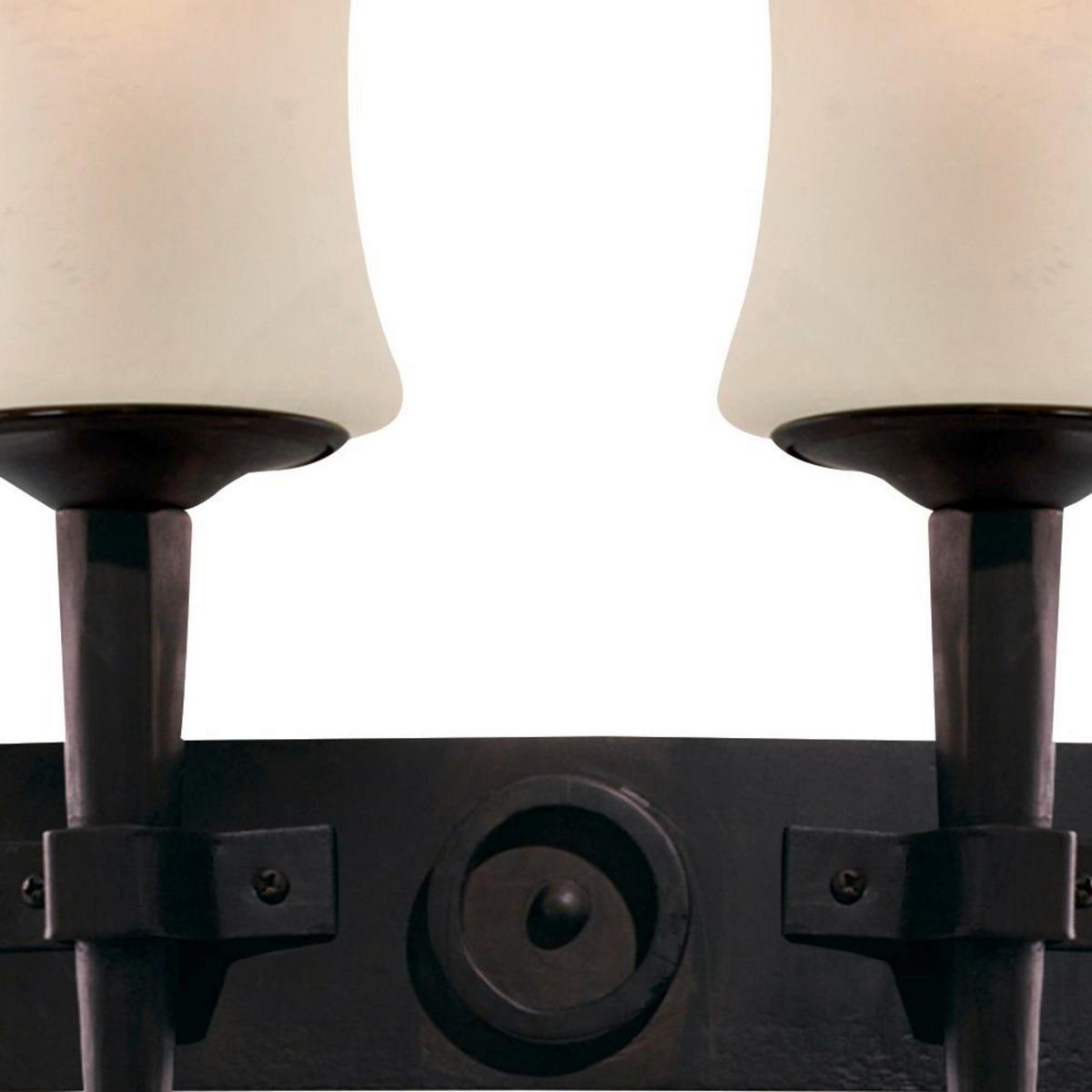 Falilámpa Cartwheel 0812-2bk - Trend, üveg/fém (31/34cm)