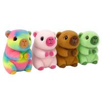 Plüssfigura Ty Beanie Bellies Capybara - többszínű, textil (15cm)