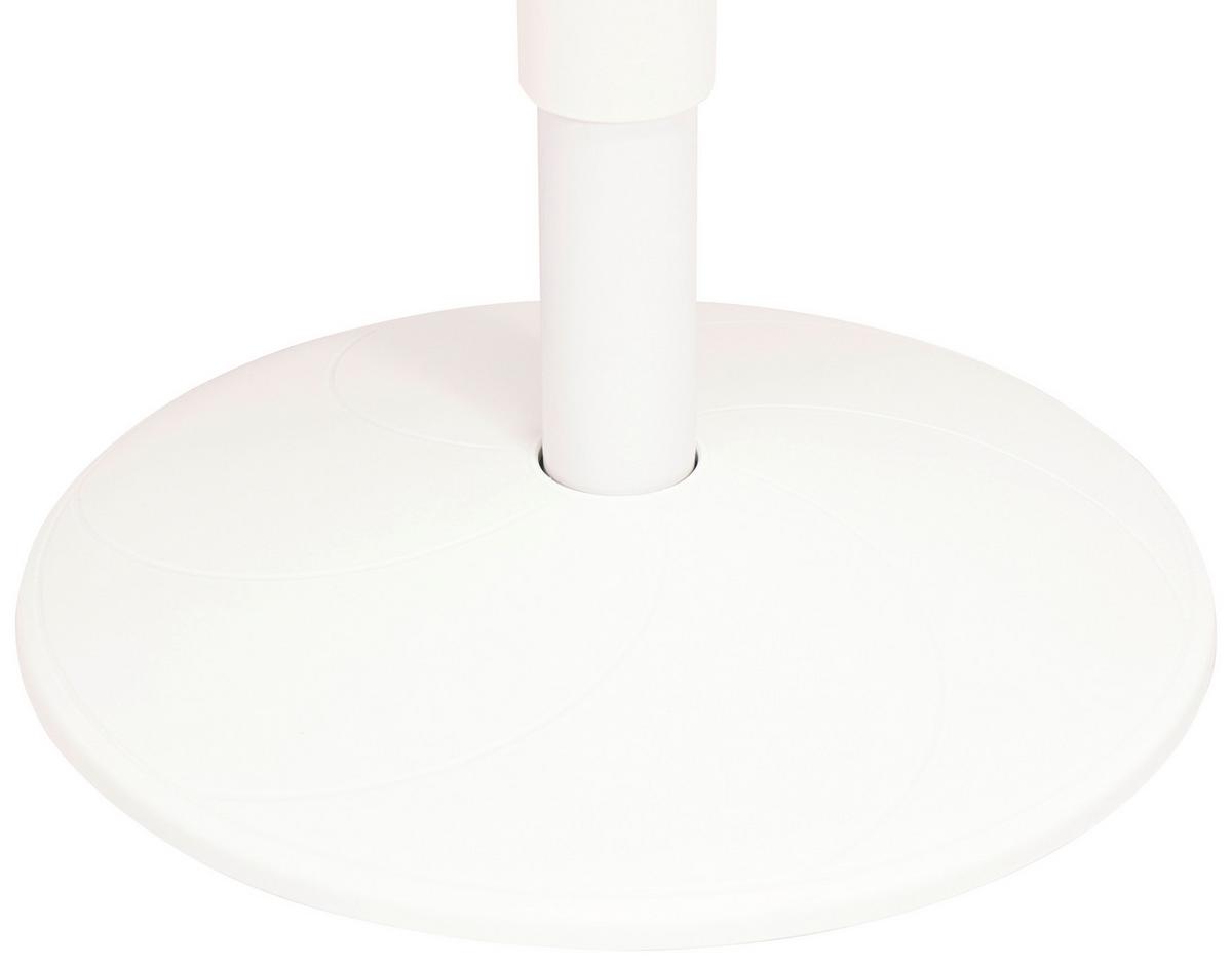 Bürohocker Spin Weiß/Schwarz - Schwarz/Weiß, MODERN, Kunststoff/Textil (36,5/55.5-73.5/39cm) - Mömax