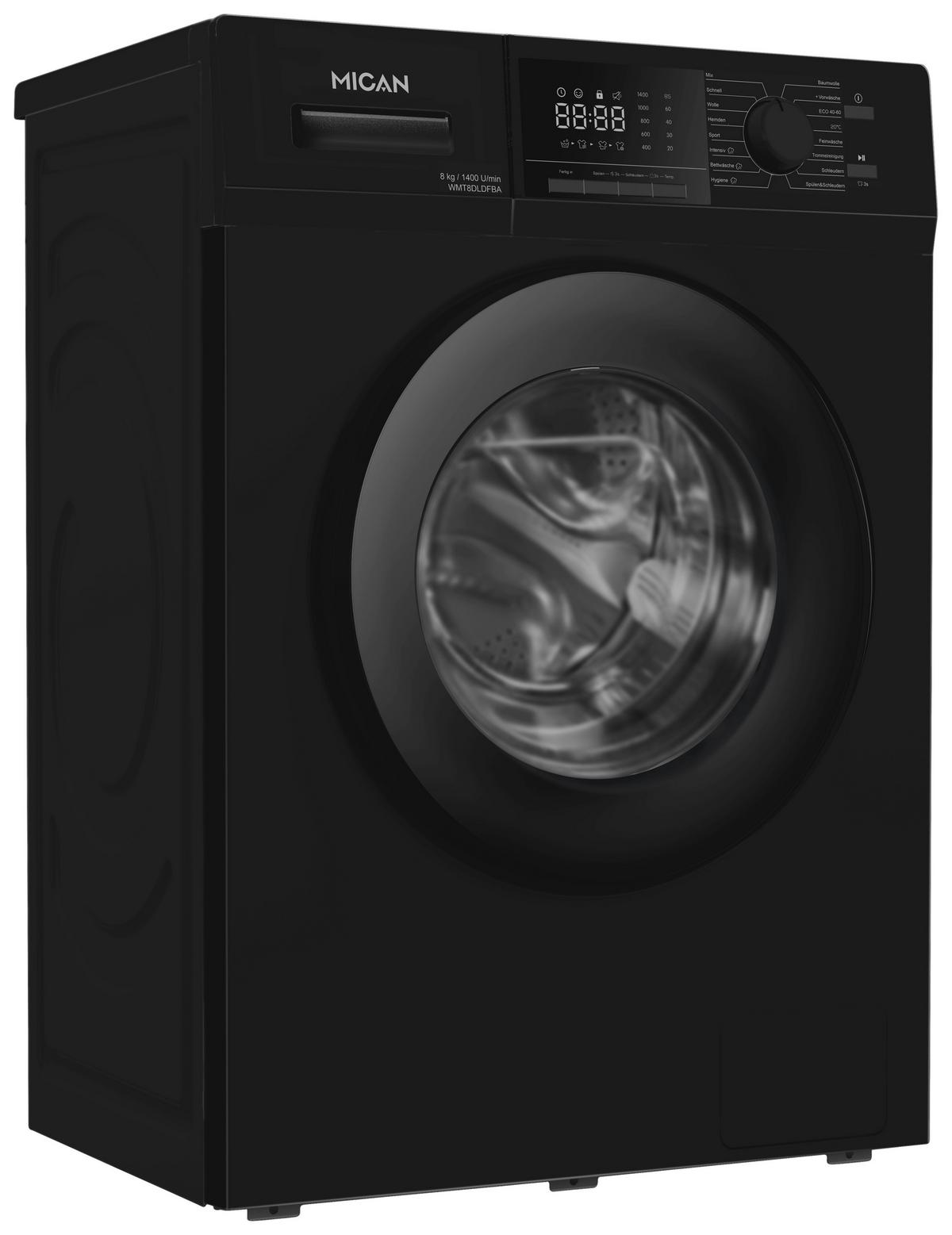 Waschmaschine WMT8DLDFBA - Schwarz, Basics, Metall (52/59,5/85cm) - Mican