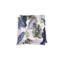 Gartensitzkissen Blau/Grün/Hellgrau, 2-teilig - Blau/Hellgrau, Basics, Textil (50/50cm)