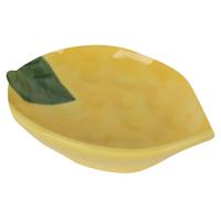 Dekoteller Konsti Grün/Hellgelb - Hellgelb/Grün, Keramik (13,5/3,5/9,5cm) - Mömax