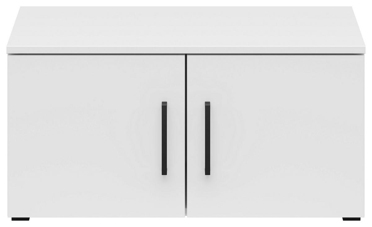 Nastavek Za Omaro Multistauraum - črna/bela, Moderno, umetna masa/leseni material (70/35/40cm) - Premium Living