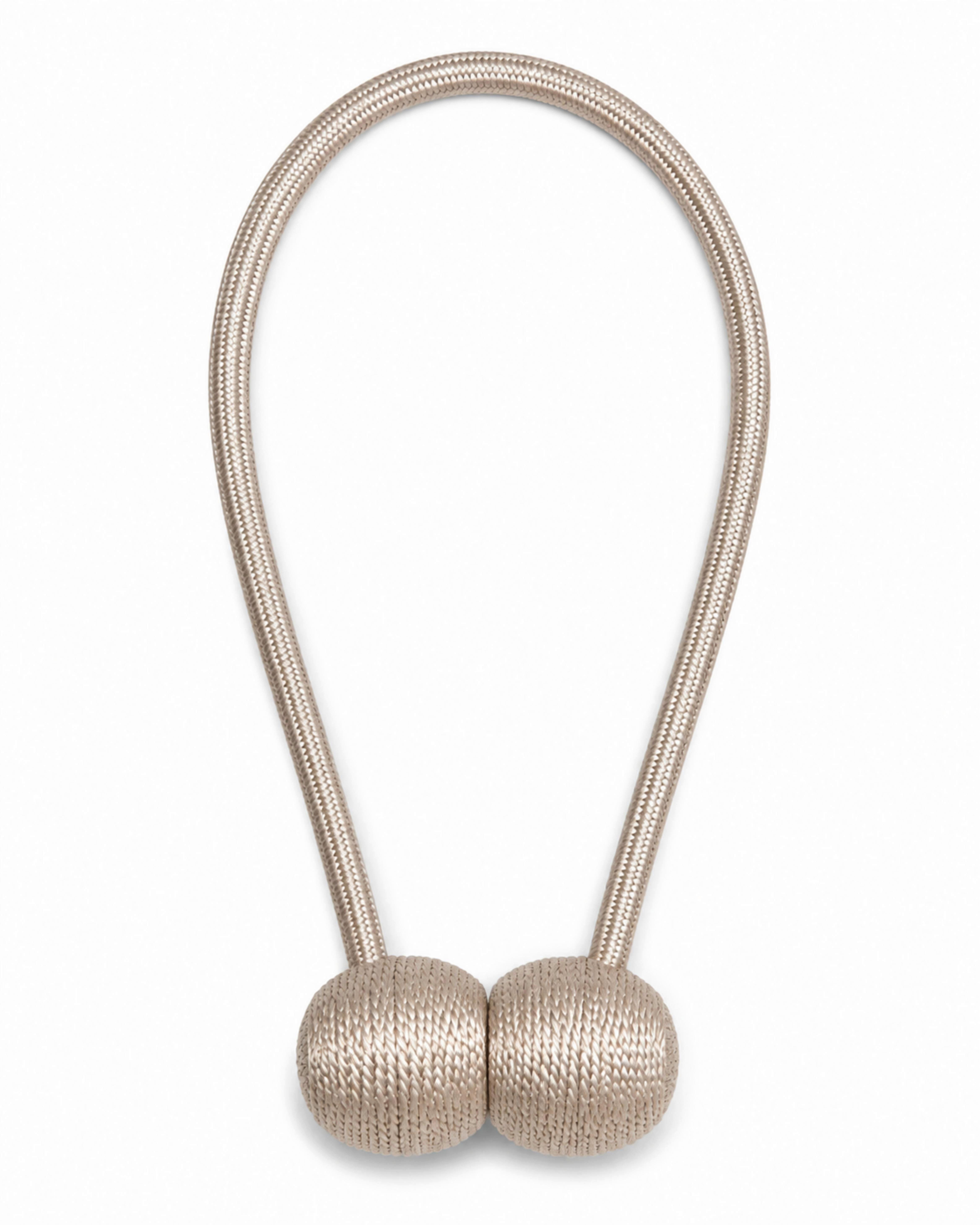 Függönyelkötő Zien - bézs, Basics, textil (43cm)
