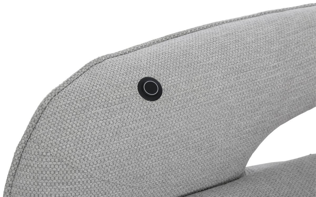 Masažni Stol Ottawa, Svetlo Siva - barve kroma/svetlo siva, Moderno, kovina/tekstil (74/115/92cm)