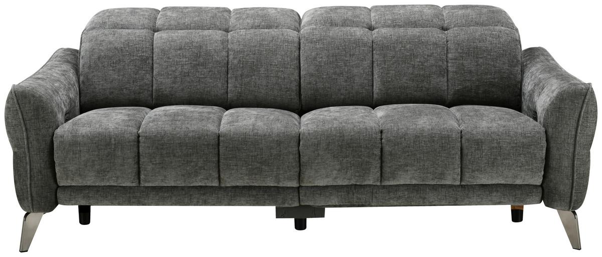 Zofa Jupiter, Temno Siva - temno siva/črna, Design, kovina/tekstil (216/79/106cm) - Livetastic