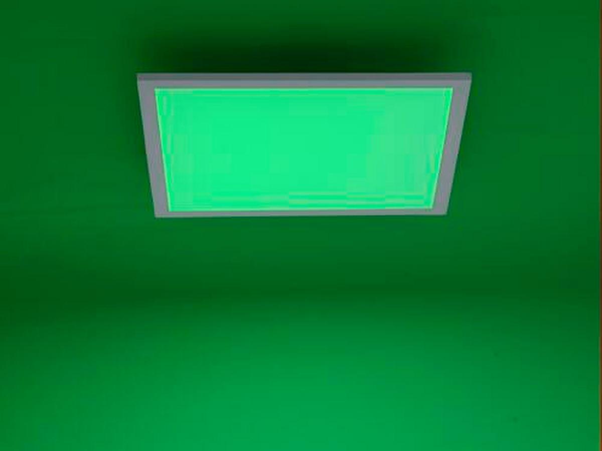 LED-Deckenleuchte Lolasmart max. 24 Watt - Weiß, MODERN, Kunststoff/Metall (45/45/5,6cm)
