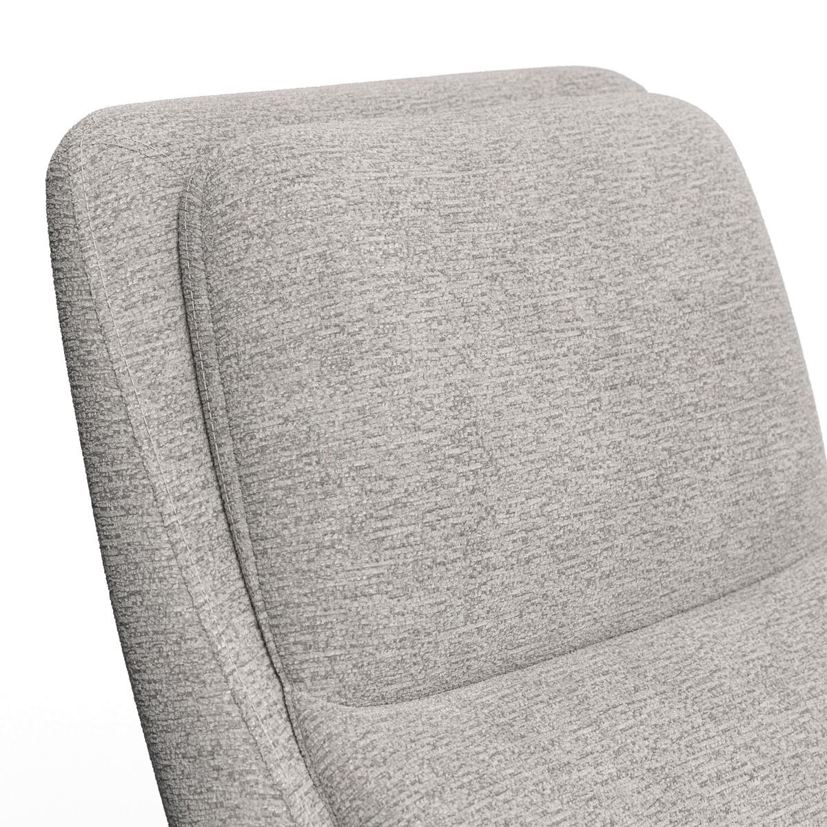 Elektrischer Relaxsessel Alice mit Liege- und Relaxfunktion - Hellgrau/Schwarz, MODERN, Holz/Textil (76/110/90cm) - Bessagi Home