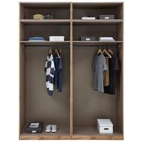 Otvoreni Ormar Unit - bijela, Moderno, drvni materijal (182,2/242,2/56,5cm) - Based