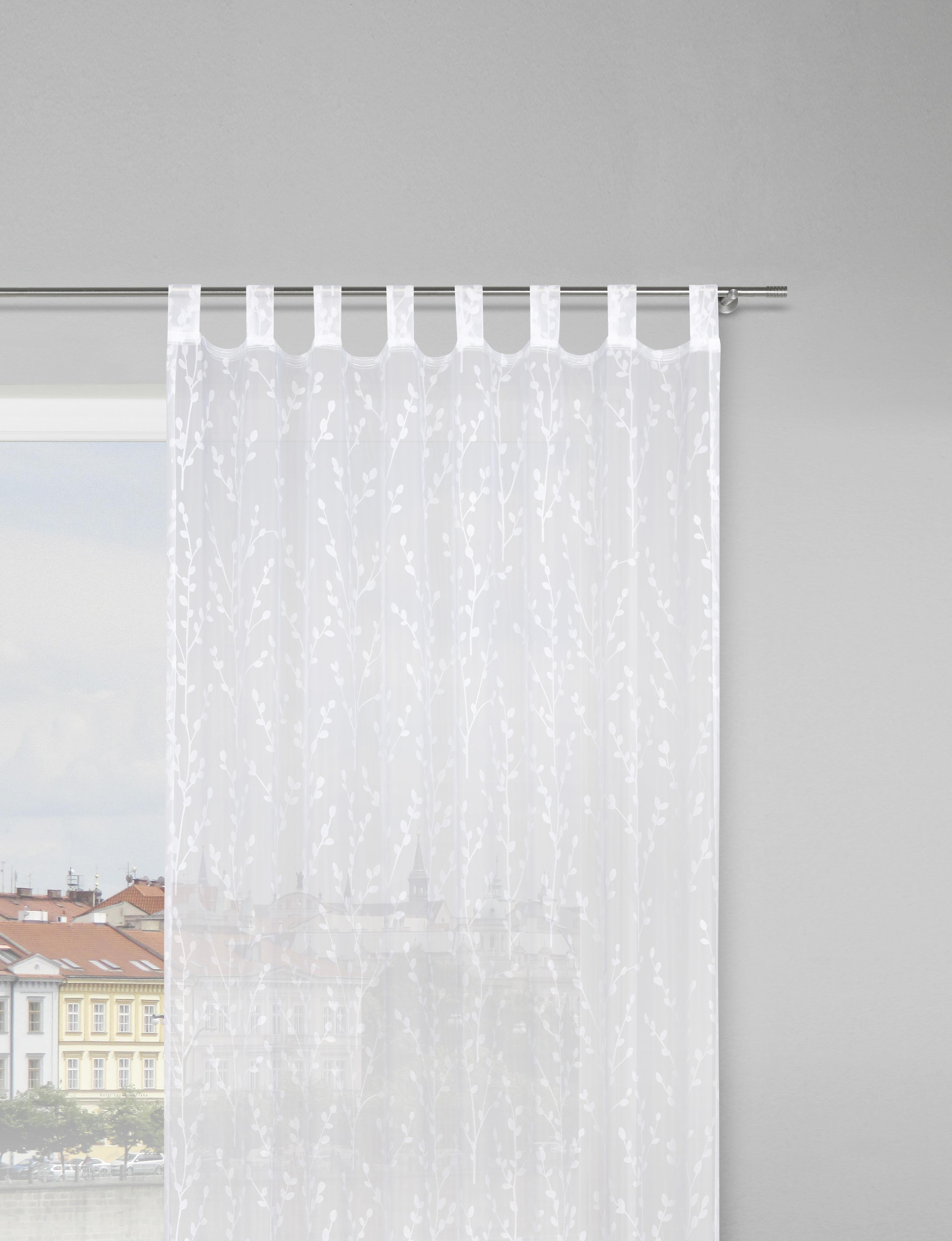 Füles Függöny Christiane 140/250 - Fehér, konvencionális, Textil (140/250cm) - Modern Living