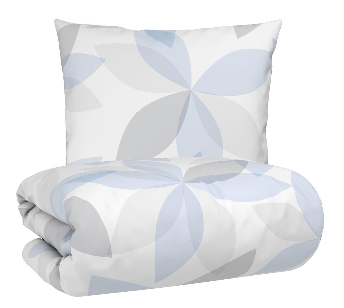 Bettwäsche Yuki Blau ca. 135x200cm - Blau, Textil (135/200cm) - Mömax