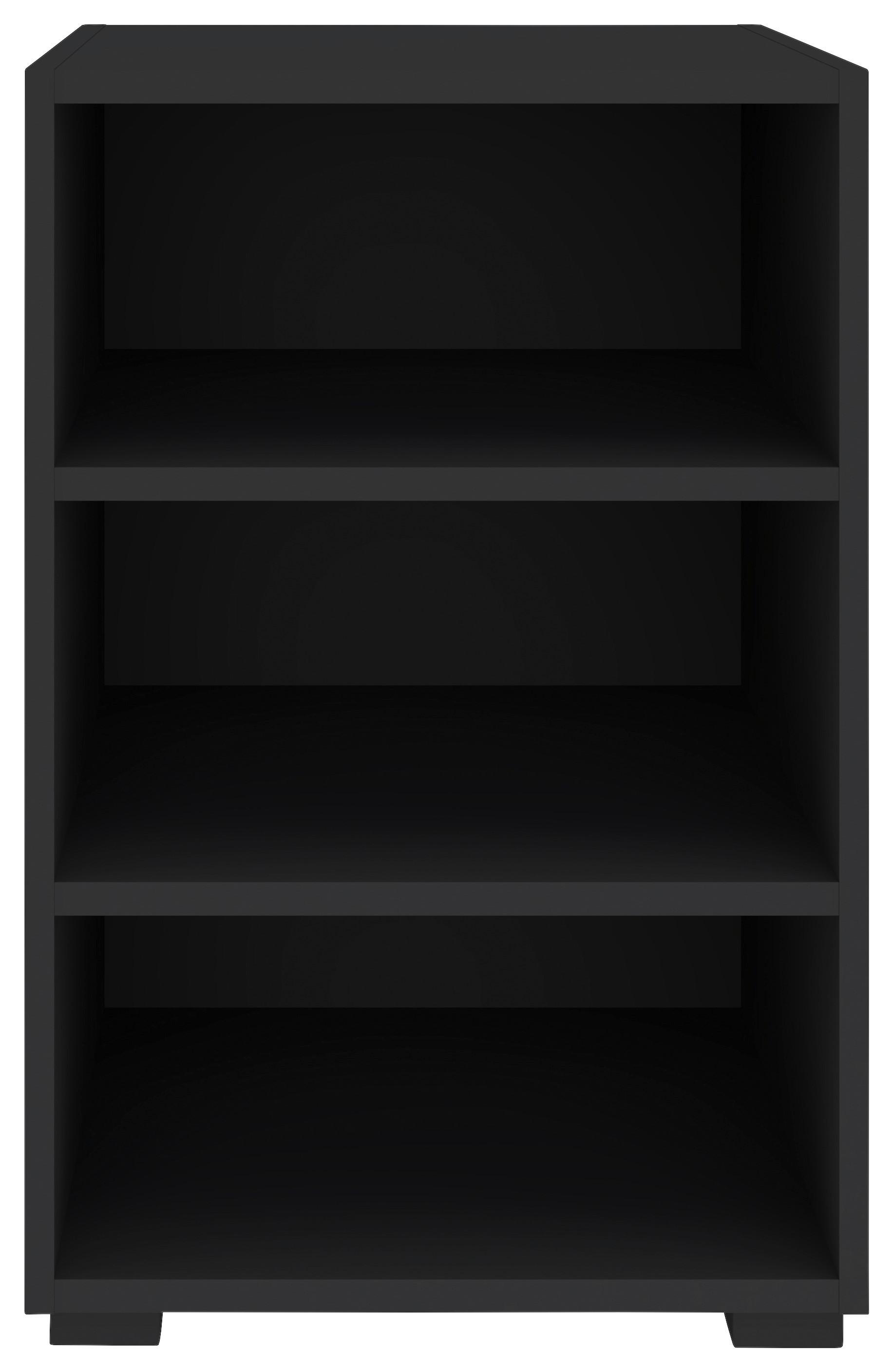 Regal Unit-Elements Midi - crna/antracit, Moderno, drvni materijal (45,6/67,2/40cm) - Based