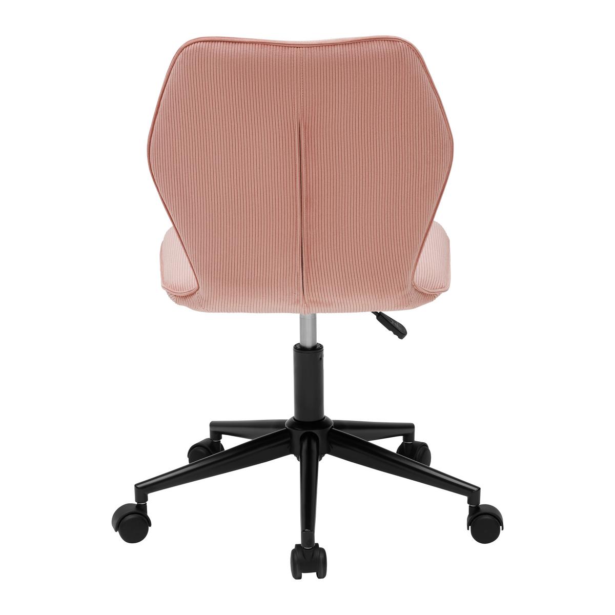 Vrtljivi Stol Luigi -Exklusiv- - roza/pink, Moderno, kovina/umetna masa (49/84-94/54cm) - Mömax