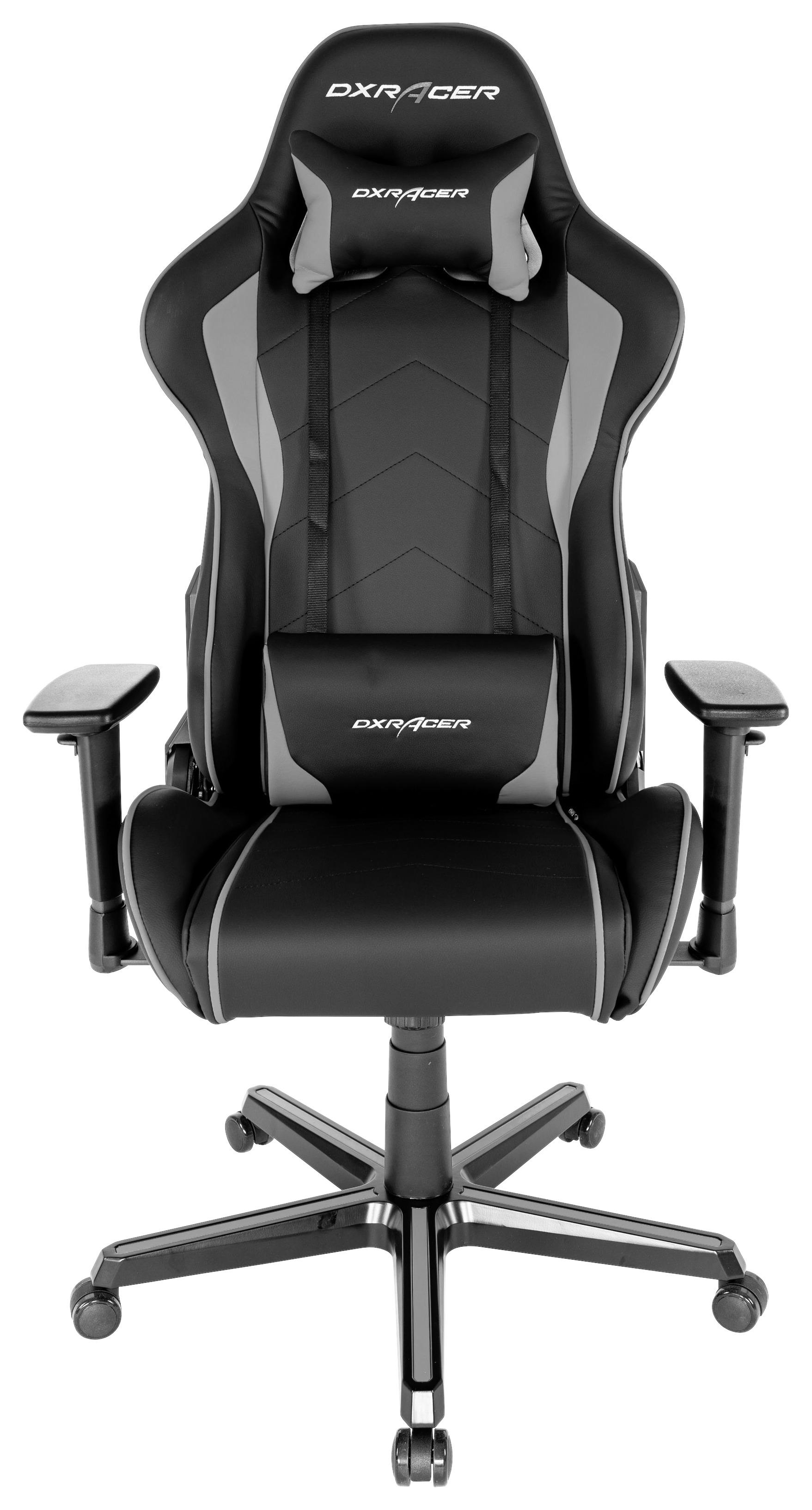 Gamingstuhl in Grau/Schwarz - Schwarz/Grau, Modern, Kunststoff/Metall (67/127/67cm) - Mömax