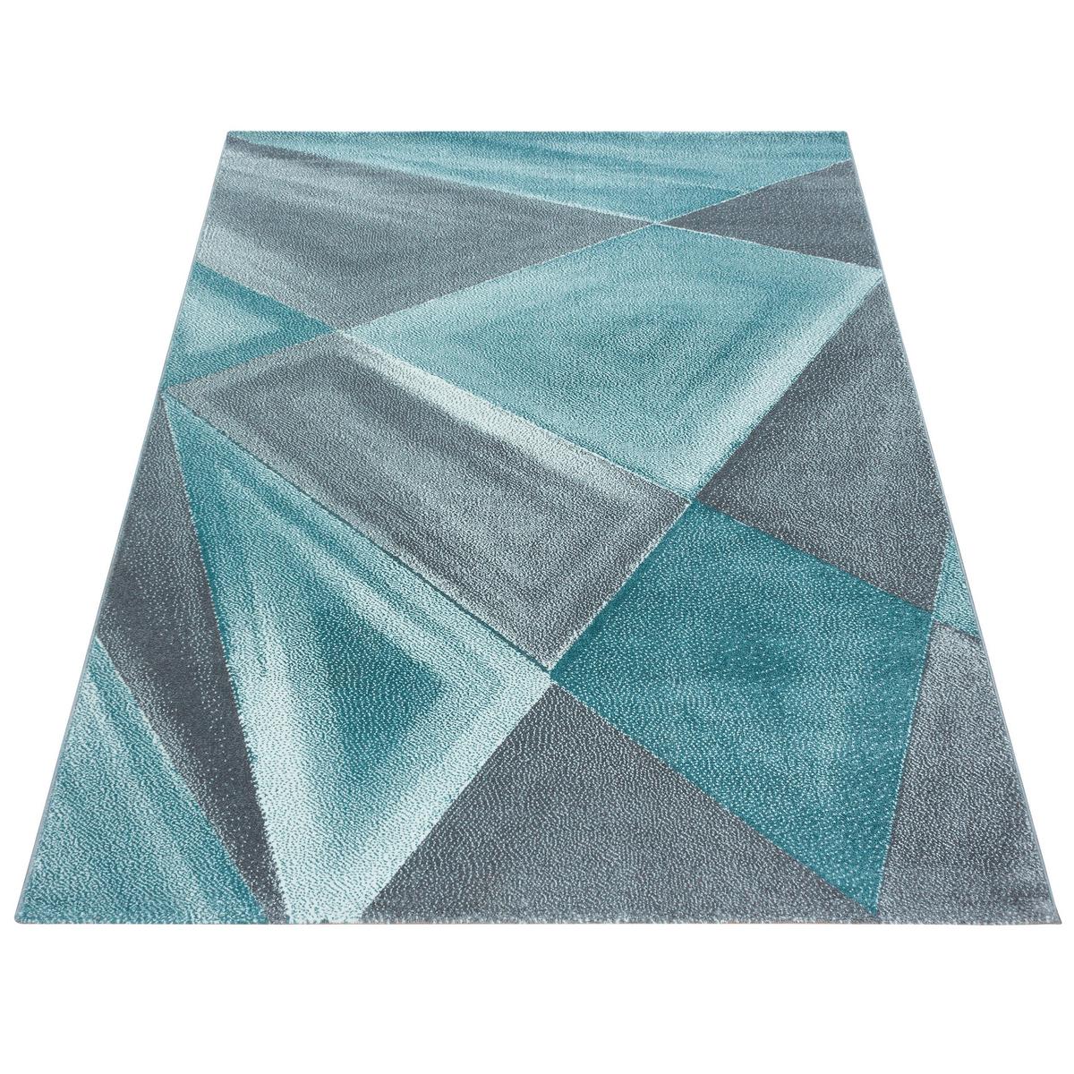 Läufer Beta Blau ca. 80x250cm - Blau, Basics, Textil (80/250cm) - Novel