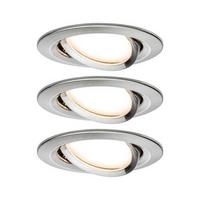 LED-Deckenleuchte Nova max. 3x 6,5 Watt - Alufarben, Basics, Metall (8,4cm) - Paulmann