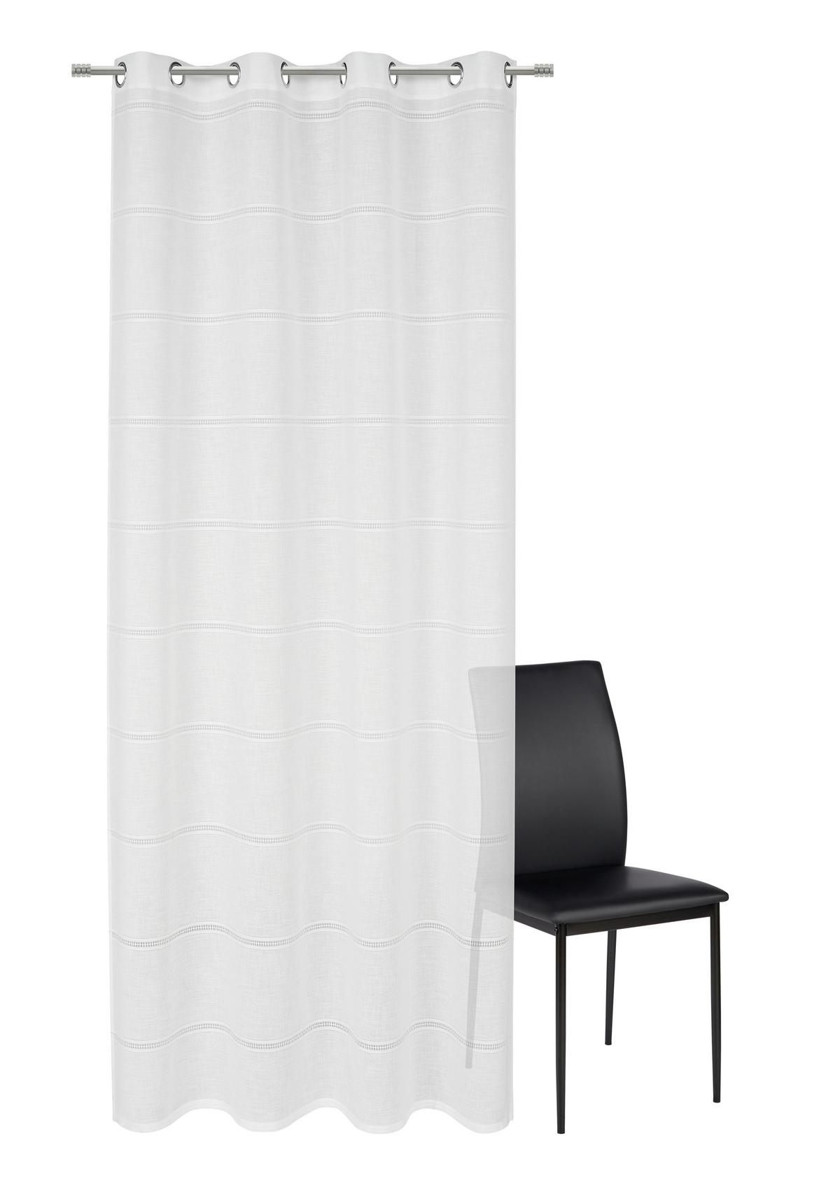ZASŁONA NA PRZELOTKACH BELINA - kolor naturalny, Konventionell, tkanina (135/245cm) - Esposa