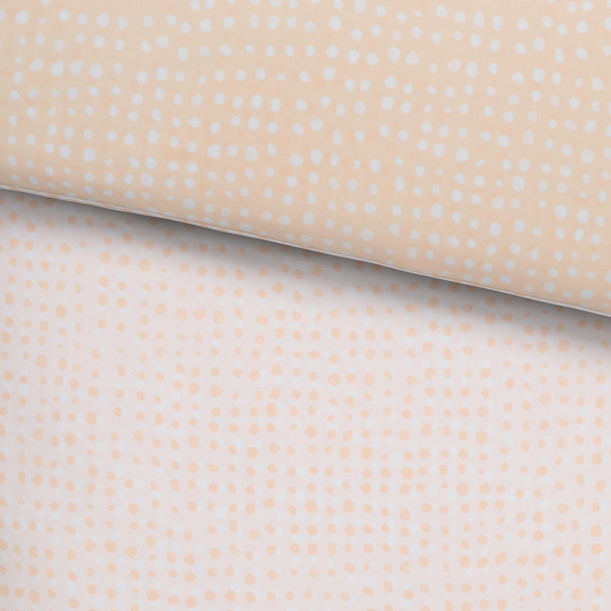 Kétoldalas Ágyneműhuzat Luise - halvány rózsaszín/fehér, Modern, textil (140/200cm) - Modern Living