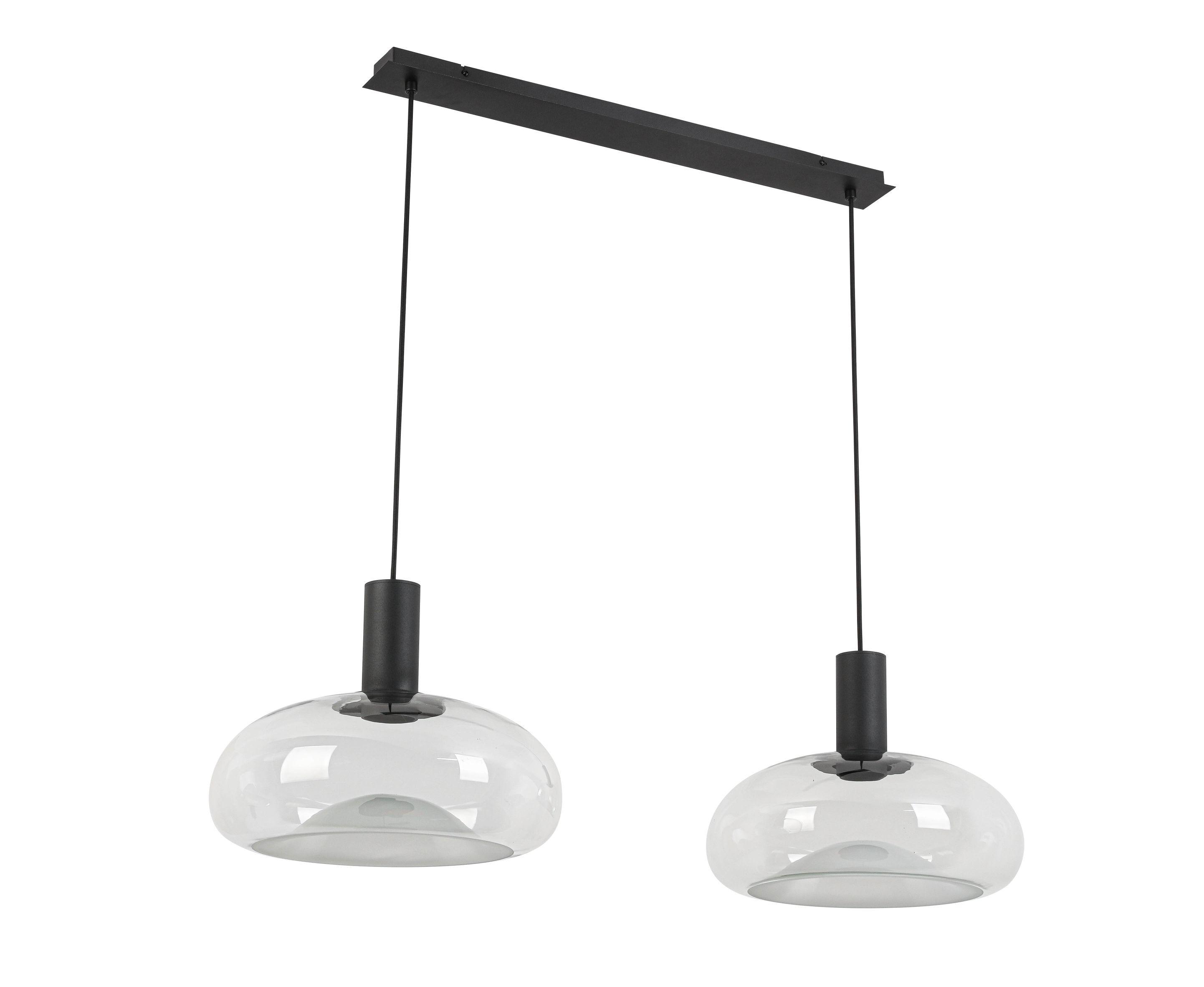 LAMPA WISZĄCA LUNE *DK* - czarny, Design, metal/szkło (98,5/37/183cm) - Dieter Knoll