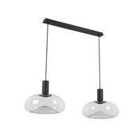 LAMPA WISZĄCA LUNE *DK* - czarny, Design, metal/szkło (98,5/37/183cm) - Dieter Knoll