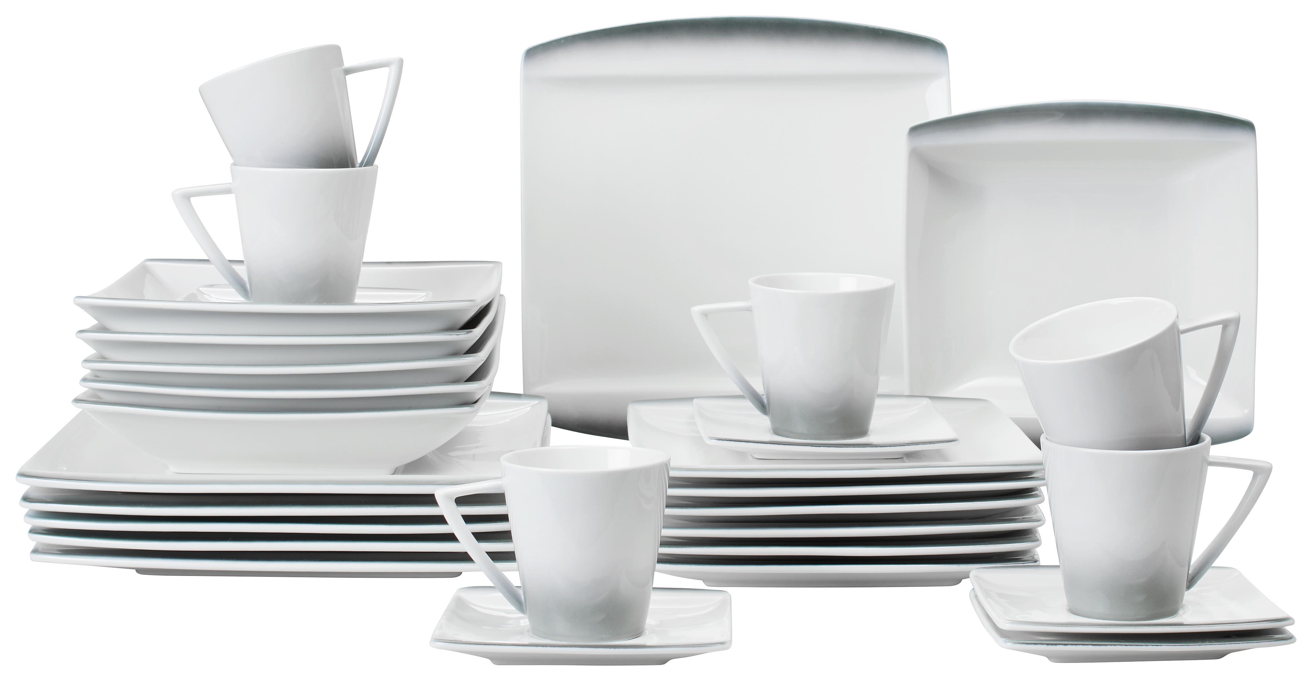 Kombiservice Petra aus Porzellan, 30-teilig - MODERN - Premium Living