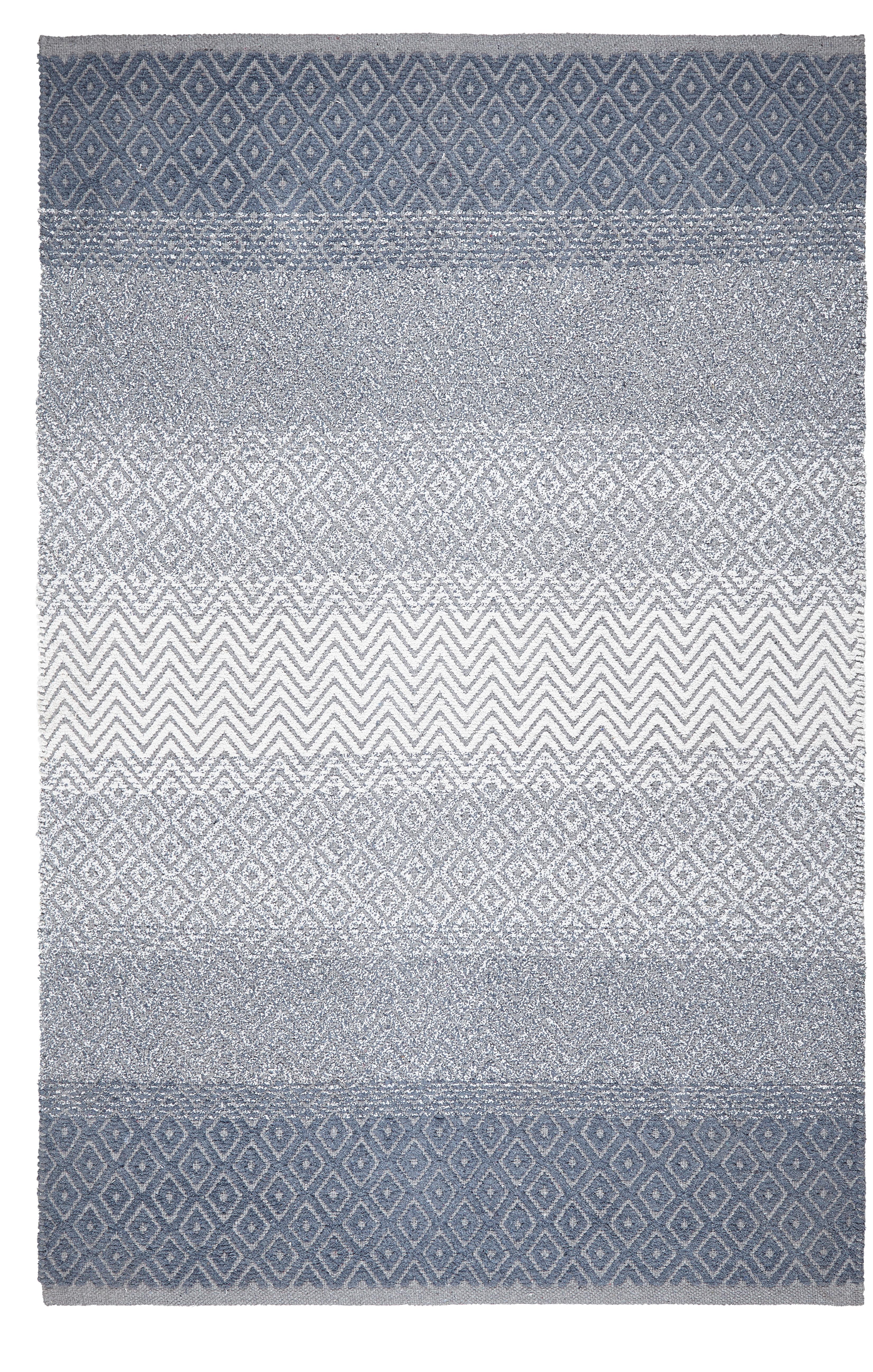 Fleckerteppich Malta in Grau ca. 100x150cm - Grau, Basics, Textil (100/150cm) - Modern Living