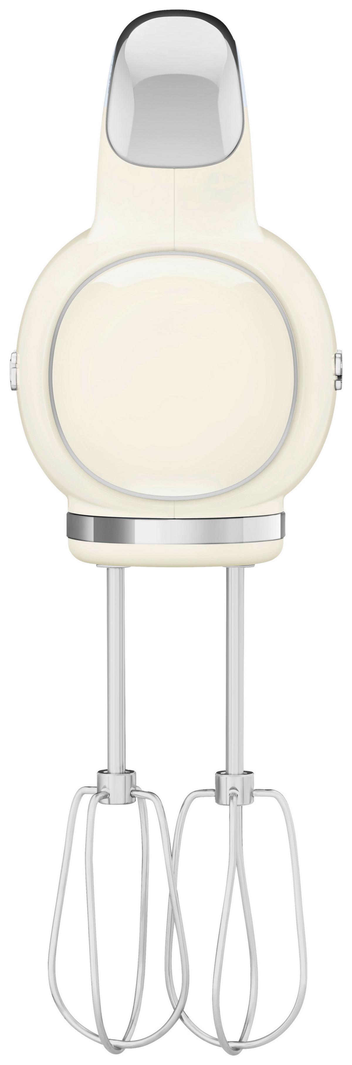 MIKSER RĘCZNY HMF01CREU SMEG - kremowy/kolor chromowy, Basics, tworzywo sztuczne/metal (22/37,8/22,1cm) - SMEG