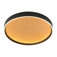 LAMPA SUFITOWA LED 9069-102L BORMES - czarny/kolor złoty, Design, tworzywo sztuczne/metal (60/6,5cm)