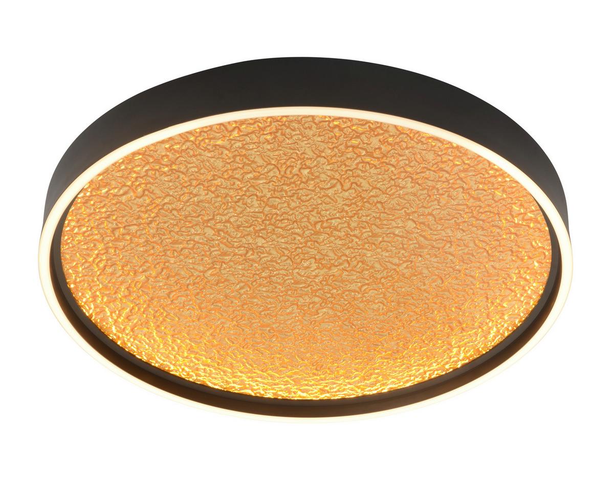 LAMPA SUFITOWA LED 9069-102L BORMES - czarny/kolor złoty, Design, tworzywo sztuczne/metal (60/6,5cm)