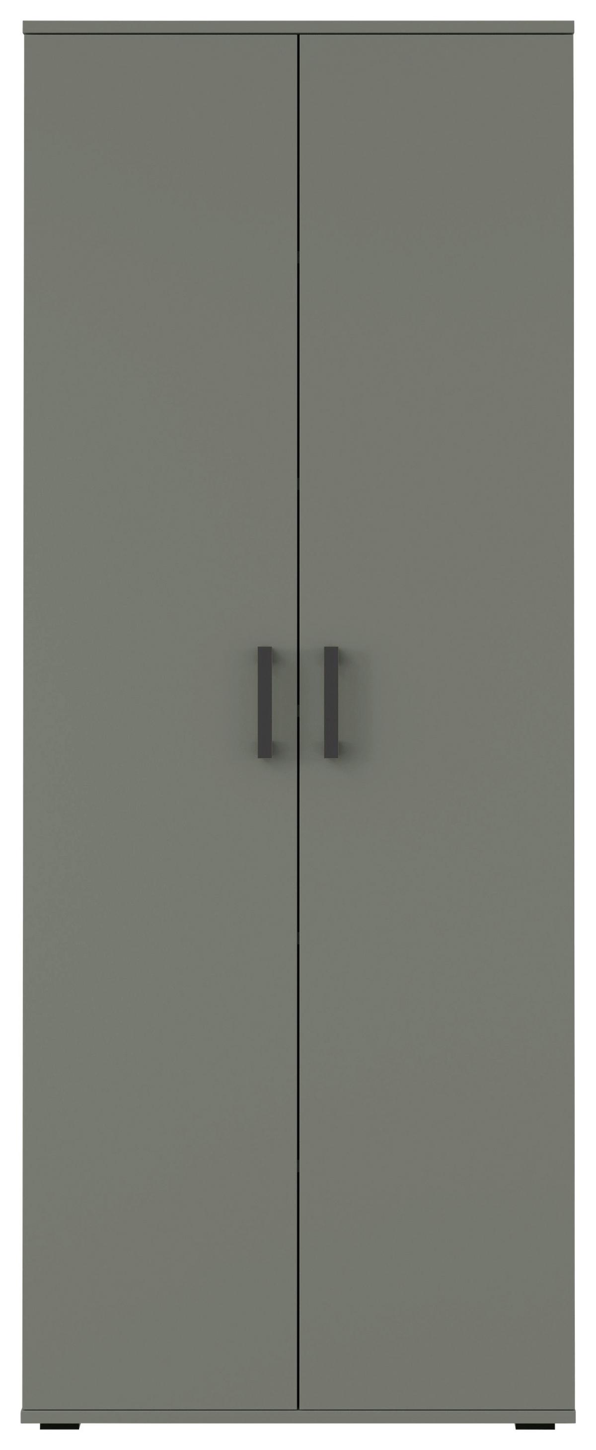 SZAFKA UNIWERSALNA ALEX - zielony/czarny, Konventionell, materiał drewnopochodny/tworzywo sztuczne (70/178,9/33,4cm) - Xora