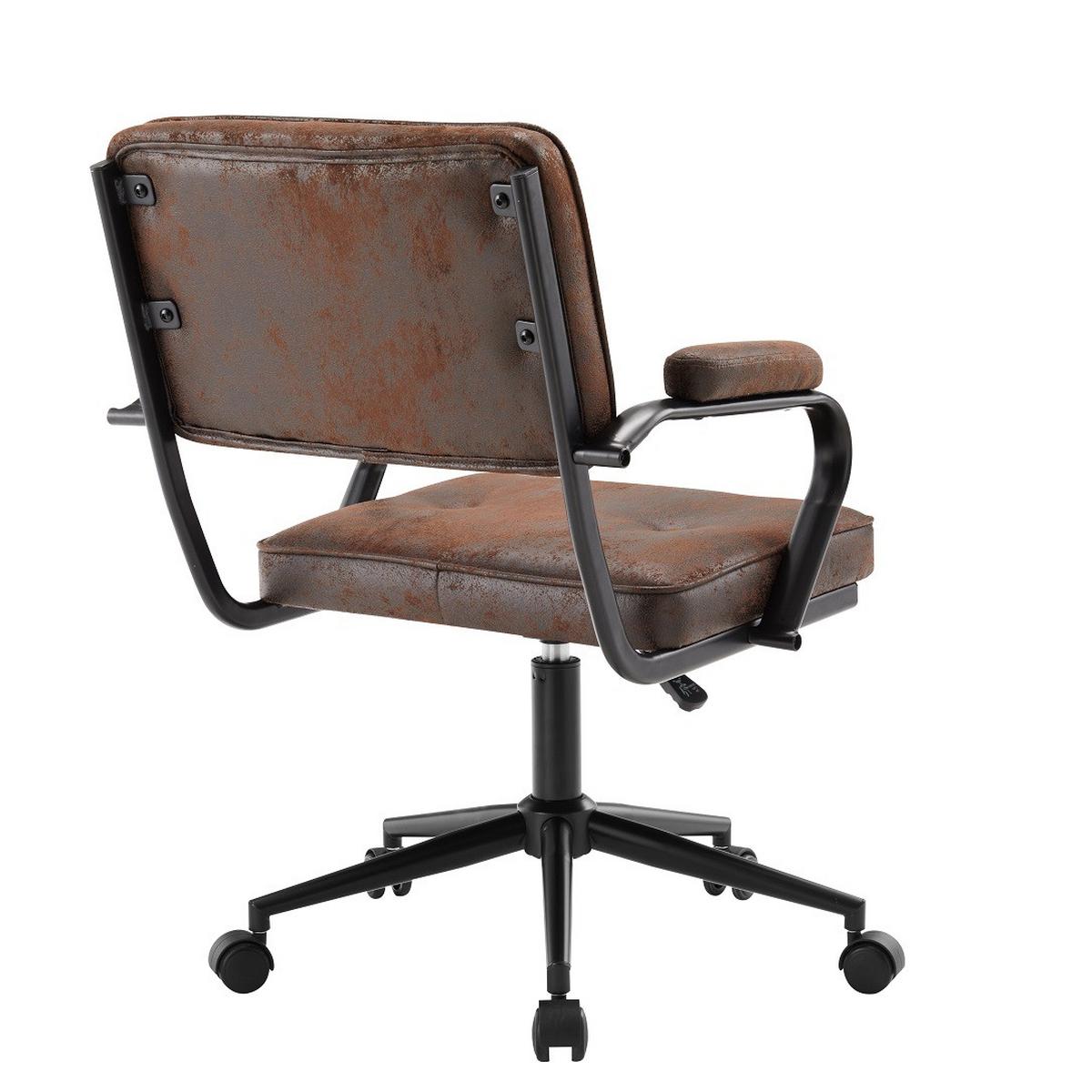 Forgószék Colt - sötétbarna/fekete, Lifestyle, műanyag/textil (62/85-95/63cm) - Mömax