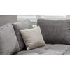 HOEKSOFA ALVITO - Grijs/Zilverkleurig, Design, Hout/Textiel (202/298cm) - P & B