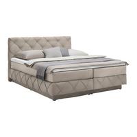 PAT BOXSPRING CORDOBA - bej, Konventionell, plastic/lemn (160/200cm) - Premium Living