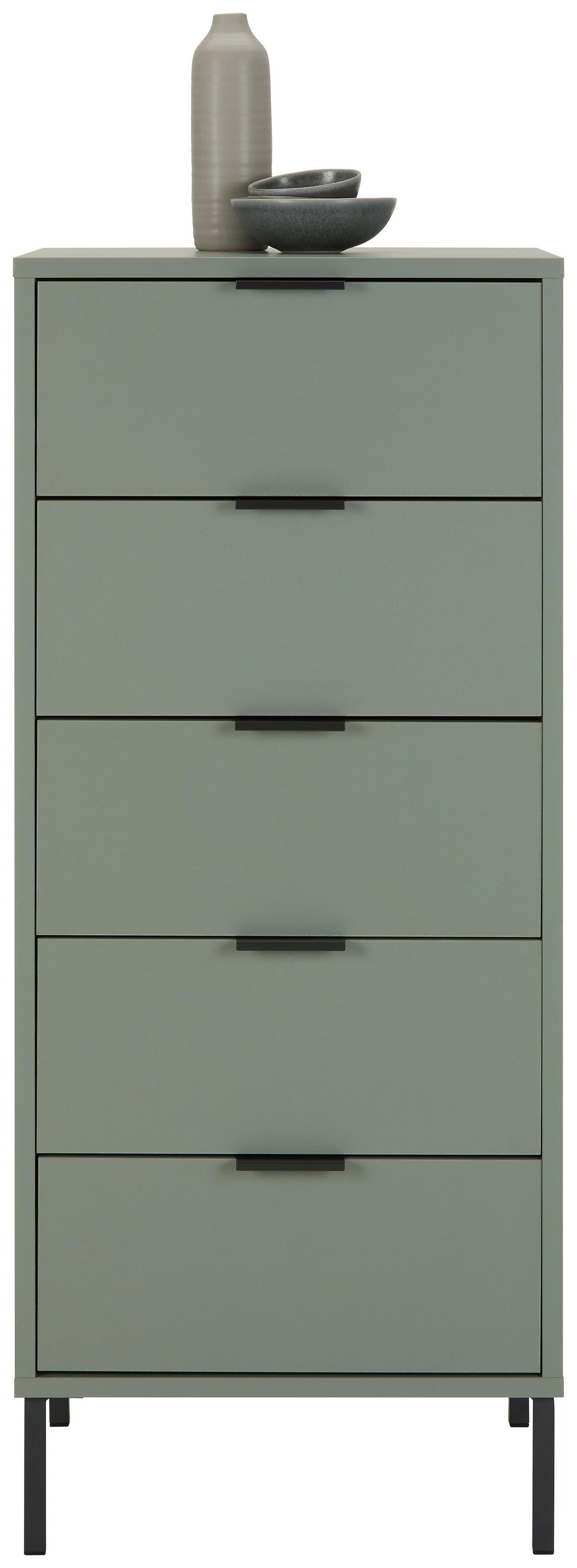 Comodă Bounty - verde salvie/verde, Modern (51/108/45cm) - Premium Living