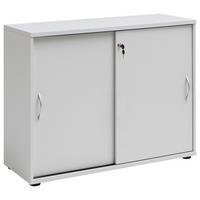 Aktenschrank Serie 4000 Hellgrau - Hellgrau, Basics, Holzwerkstoff (100/77,4/39,5cm) - MID.YOU